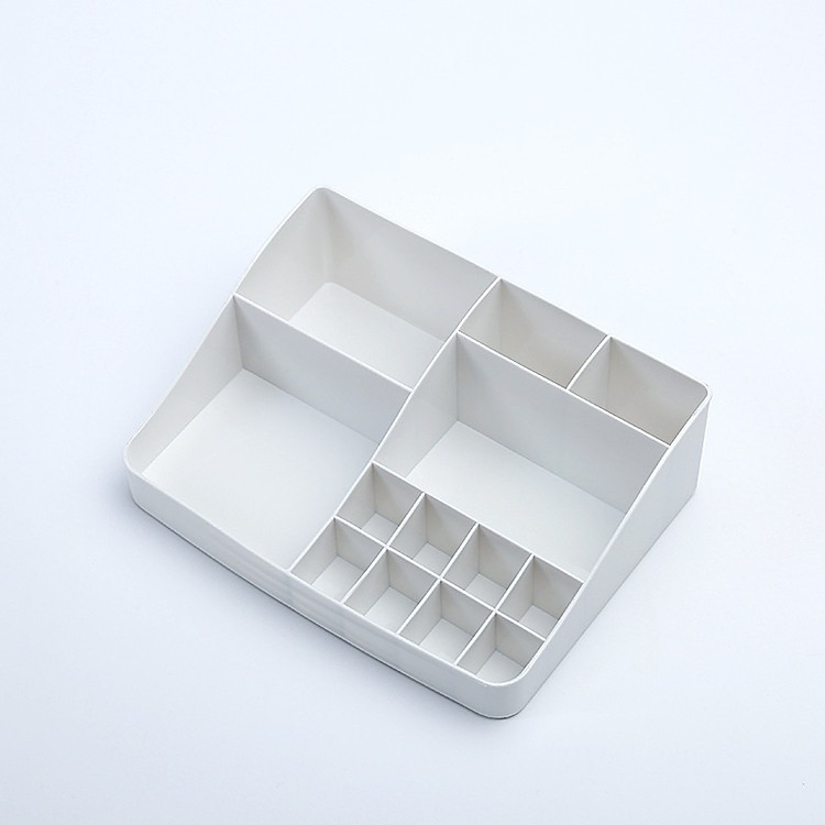 Khay đựng mỹ phẩm, son môi, đồ trang điểm phong cách Hàn Quốc (23,6 x 18,5 x 7,5cm)