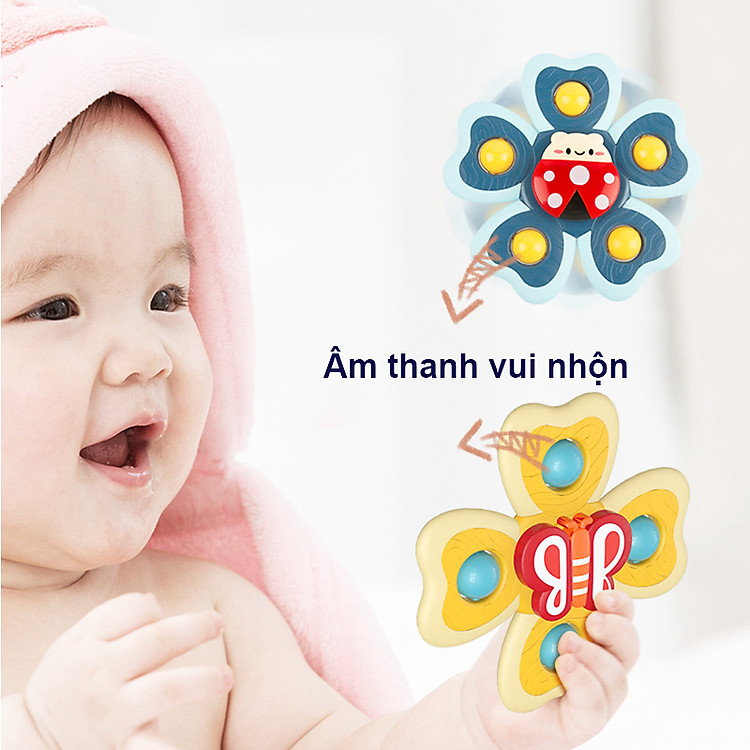 Đồ chơi con quay động vật Baby-S Chính hãng Ưu đãi - Hình ảnh 4