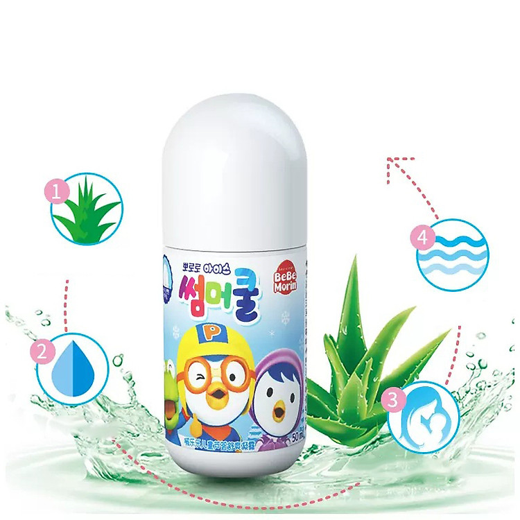 Lăn muỗi Pororo 50ml cho bé Chính hãng Ưu đãi - Hình ảnh 3