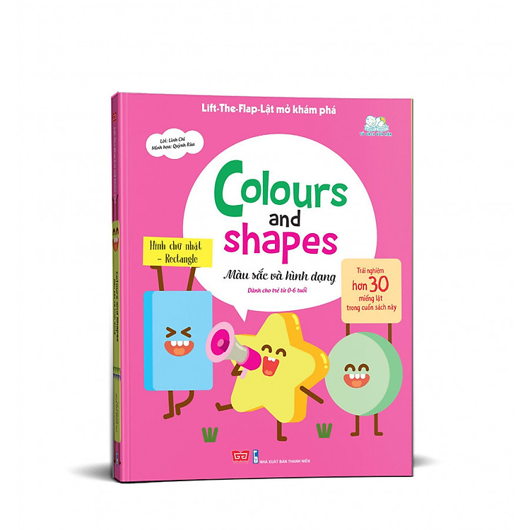 Tương Tác – Lift-The-Flap-Lật Mở Khám Phá – Colours And Shapes – Màu Sắc Và Hình Dạng (Tái Bản)