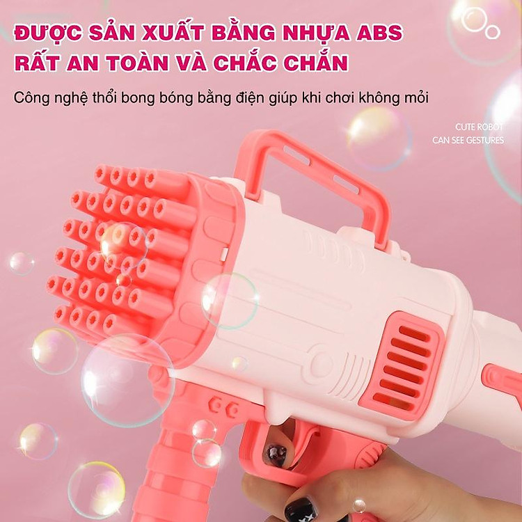 Mua Đồ chơi máy bắn bong bóng xà phòng lớn Chính hãng Giá tốt - Hình ảnh 4