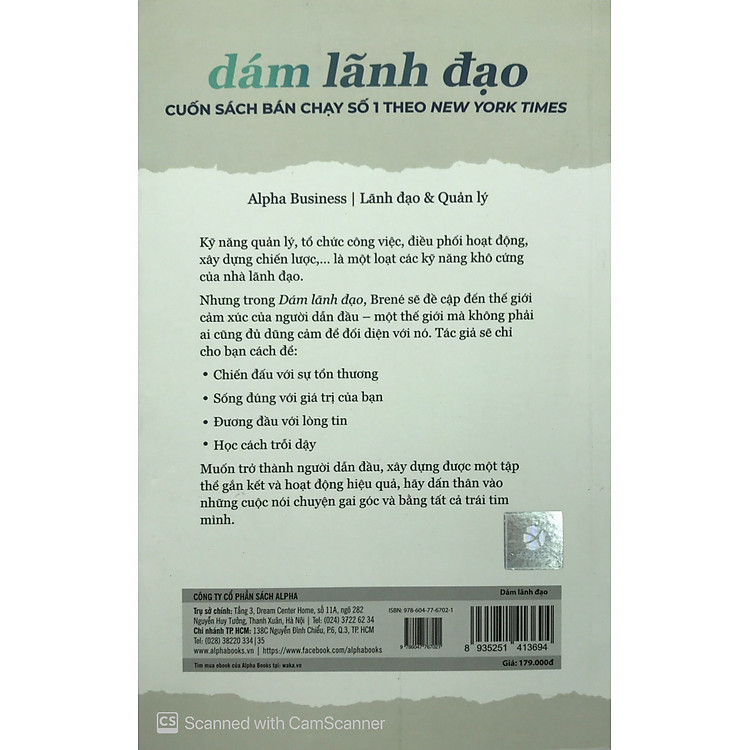 Dám Lãnh Đạo - Dare To Lead - Ảnh 2