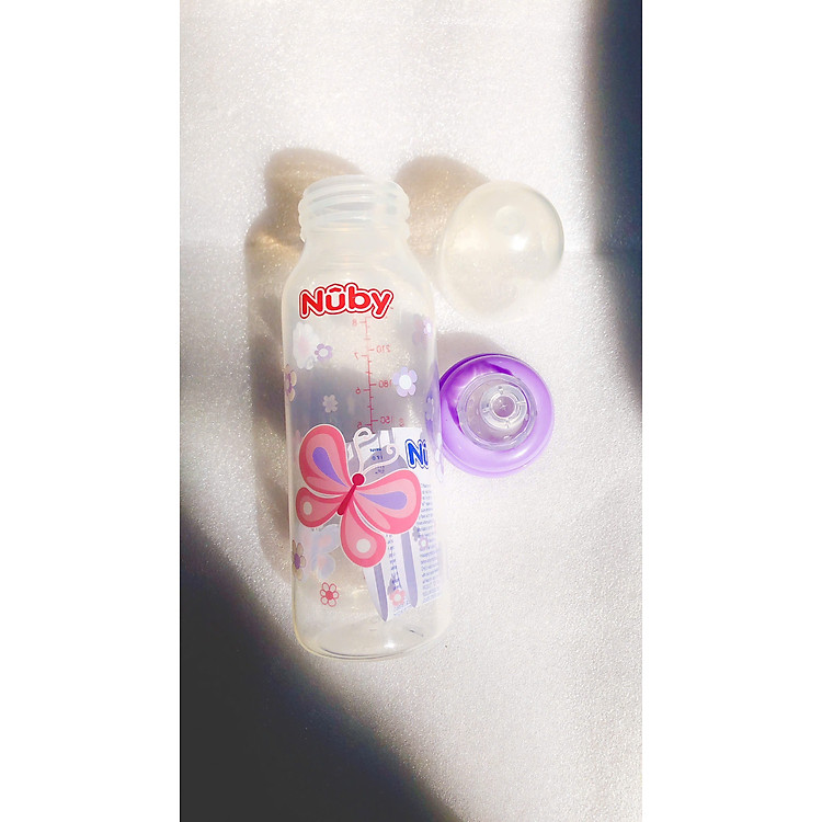 Bình sữa Nuby 240ml chống sặc Đảm bảo Giá rẻ - Hình ảnh 3