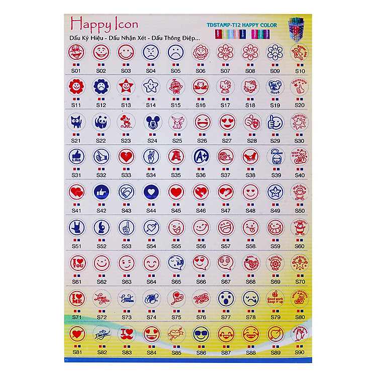 Dấu Hình Thú Ký Hiệu Dstamp S57 (Thân màu ngẫu nhiên) - Ảnh 2