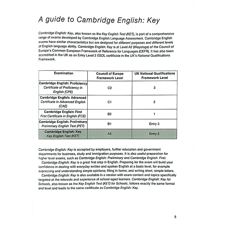 Cambridge English KEY - Key English Test 7 with Answers - Ảnh 7