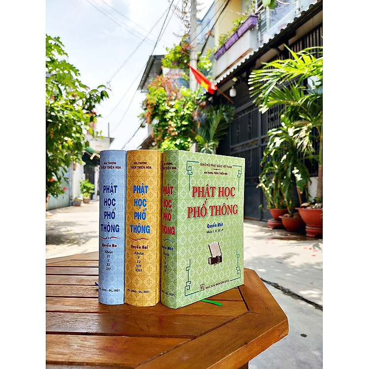 Phật Học Phổ Thông (3 tập, bìa cứng, gáy tròn) - Bookcity