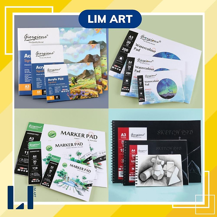 Sổ Vẽ A3/A4/A5 Giorgione - Ảnh 2