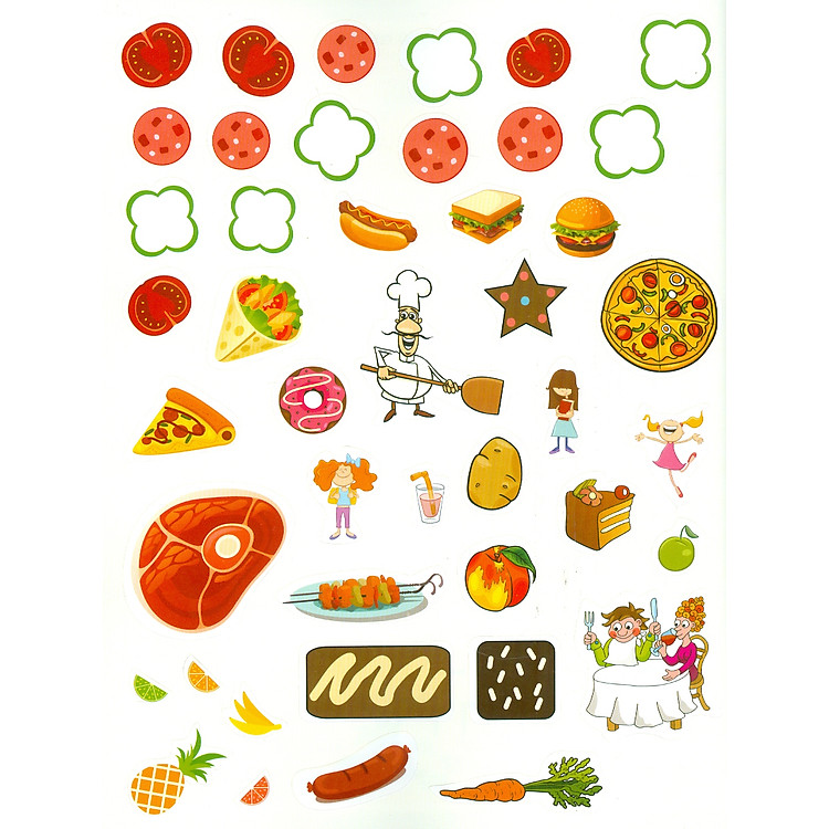 Play With Sticker - Food (Chơi Cùng Hình Dán - Thức Ăn) - Ảnh 5