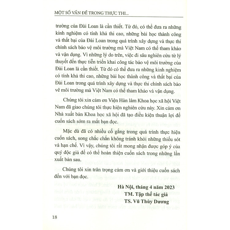 Một Số Vấn Đề Trong Thực Thi Chính Sách Bảo Vệ Môi Trường Của Đài Loan Và Những Gợi Mở Cho Việt Nam - Ảnh 6