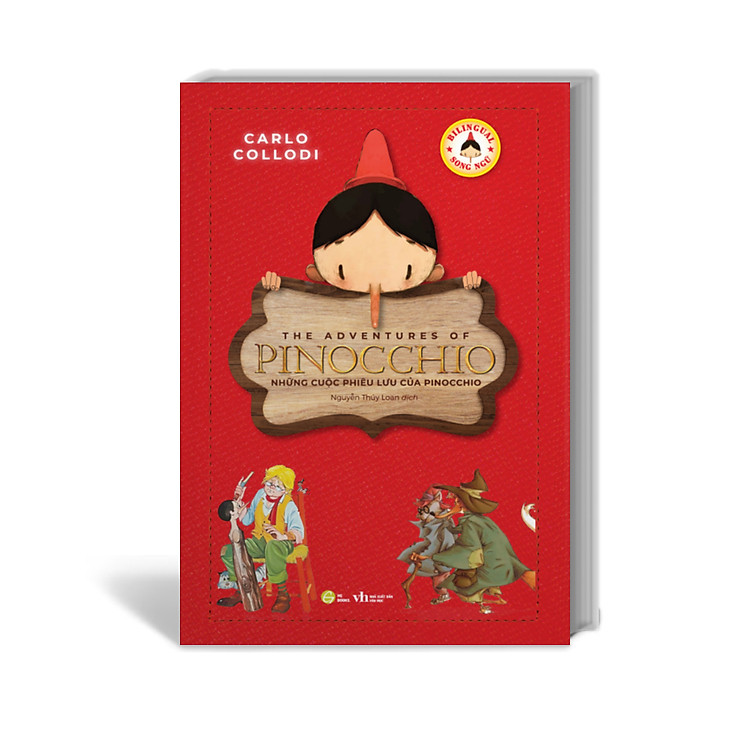 Thiếu nhi Kinh điển Song Ngữ Việt Anh (Pinocchio - Alice ở xứ sở diệu kỳ) - Ảnh 3