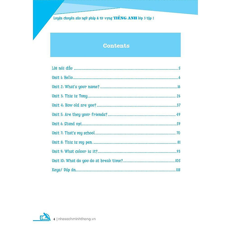 Global Success Luyện Chuyên Sâu Ngữ Pháp Và Từ Vựng Tiếng Anh Lớp 3 (Tập 1) - Ảnh 2