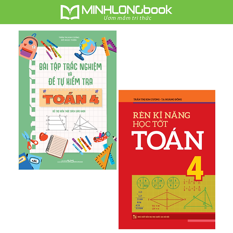 Combo Bài Tập Trắc Nghiệm Và Tự Kiểm Tra Toán Lớp 4