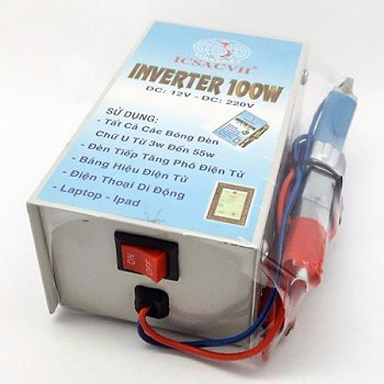BỘ CHUYỂN ĐỔI ĐIỆN INVERTER 12V LÊN 220V 100W