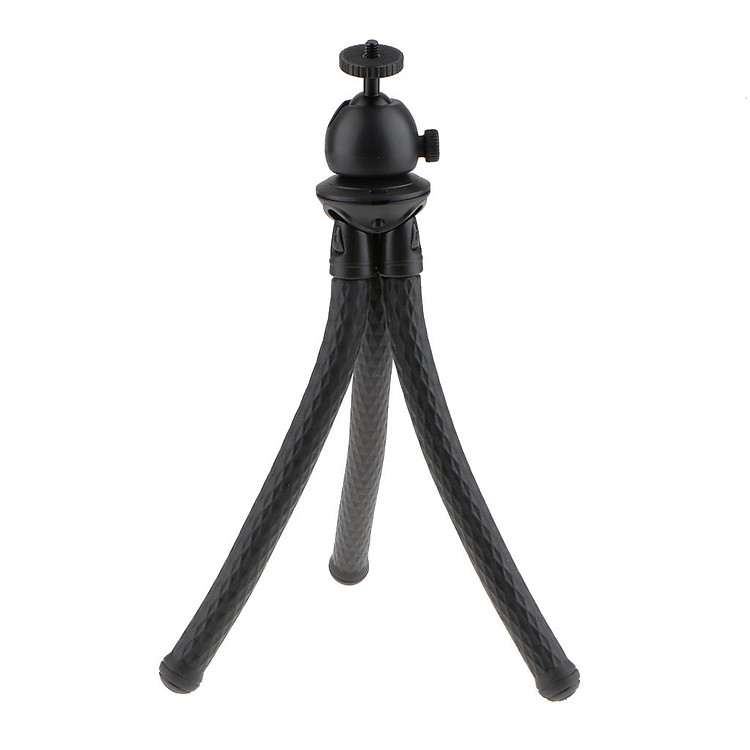 Phone Tripod, Portable and Adjustable Camera Stand Holder with Universal Clip