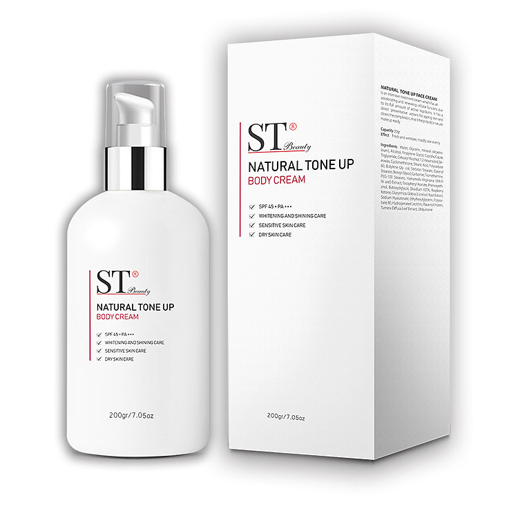Kem Dưỡng Body ST Beauty Làm Trắng & Bật Tông Da Tự Nhiên – Natural Tone Up Body Cream