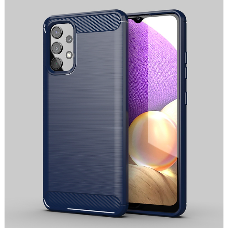 Ốp lưng chống sốc dành cho Samsung Galaxy A32 4G Silicon hàng chính hãng Rugged Shield cao cấp - Hàng Nhập Khẩu