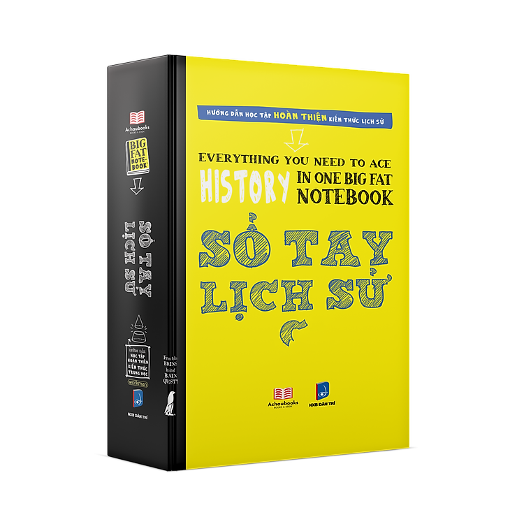 Sách - Sổ tay lịch sử, sách lịch sử Việt Nam và Thế giới - Á Châu Books, bìa cứng in màu