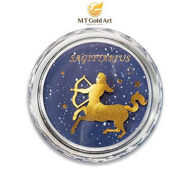 Chặn Giấy Cung Hoàng Đạo Dát Vàng 24k - Ảnh 6