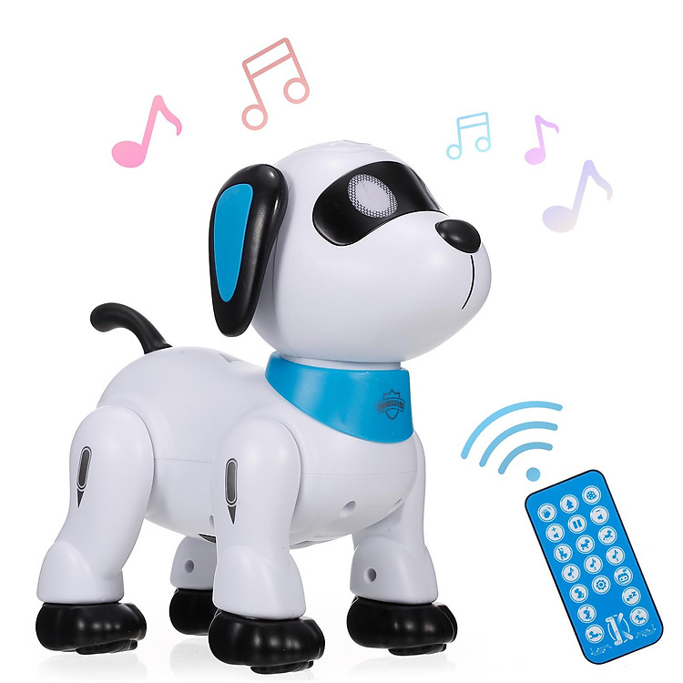 LE NENG K21 Electronic Robot Dog Stunt Dog Remote Control Robot Dog Toy Voice Control Programmable Music Dancing Toy for Baby Children