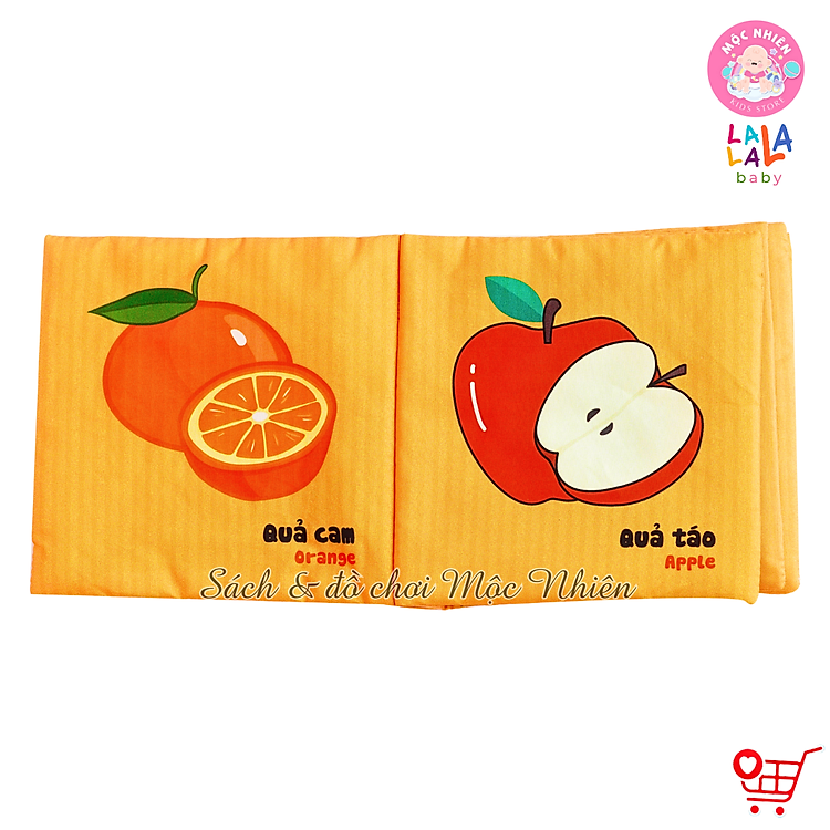 Sách Vải Đa Tương Tác Cho Bé Chính hãng Ưu đãi - Hình ảnh 4