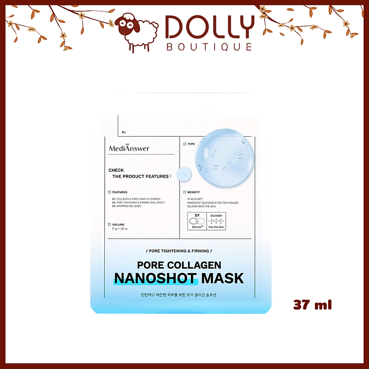 Mặt Nạ Dạng Thạch MediAnswer Collagen Nanoshot Mask 37G