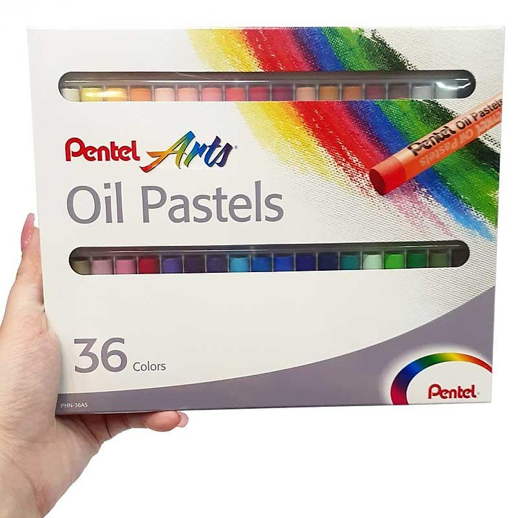 Hộp Sáp Dầu 36 Màu Pentel PHN-36AS - Ảnh 4