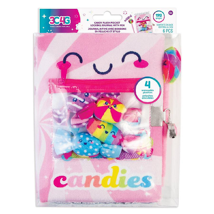 Tìm mua tại Avakids: Bộ Sổ Khóa Và Bút Candy Plush - Ngập tràn khuyến mãi