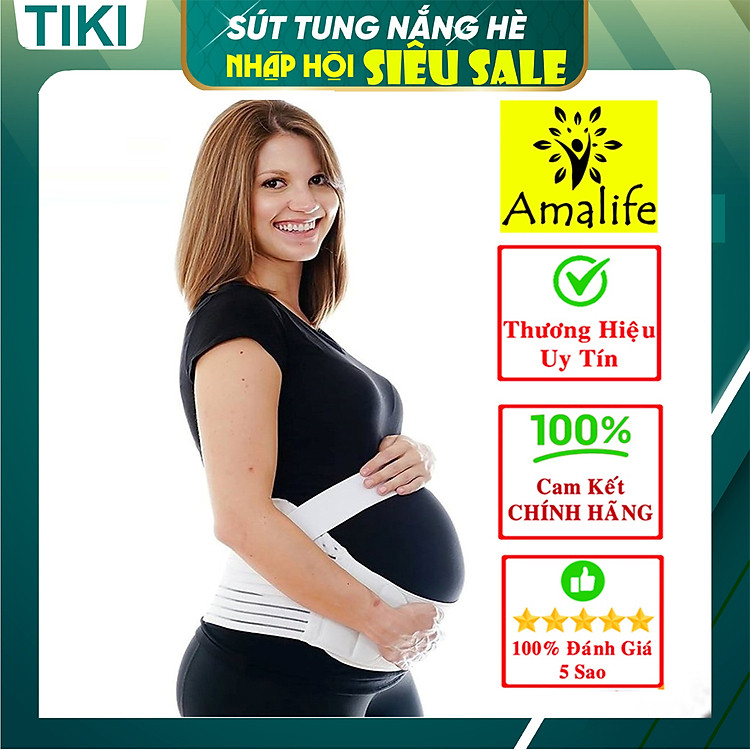 Đai Đỡ Bụng Bầu Amalife Size L Uy tín Giá rẻ