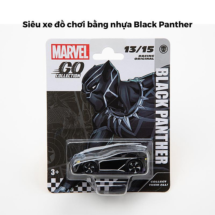 Đồ Chơi MARVEL Siêu Xe Racing - Black Panther 10Q321TUR-013