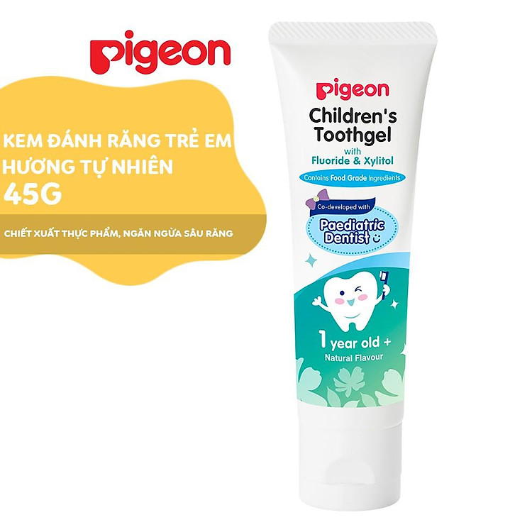 Mua Kem đánh răng cho bé Pigeon 45g Chính hãng Giá rẻ - Hình ảnh 4