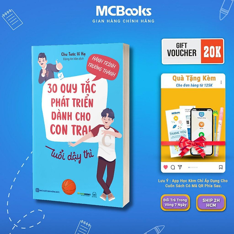 Mua tại Newshop :Hành Trình Trưởng Thành - 30 Quy Tắc Phát Triển Dành Cho Con Trai Tuổi Dậy Thì