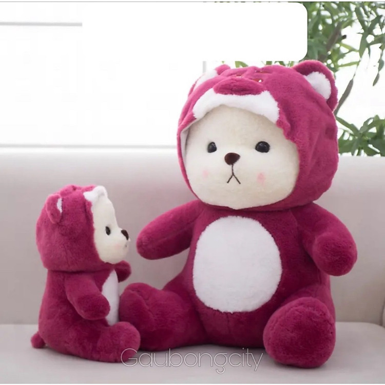 Gấu bông Lena Cosplay Gấu dâu 35cm Chính hãng Ưu đãi - Hình ảnh 5