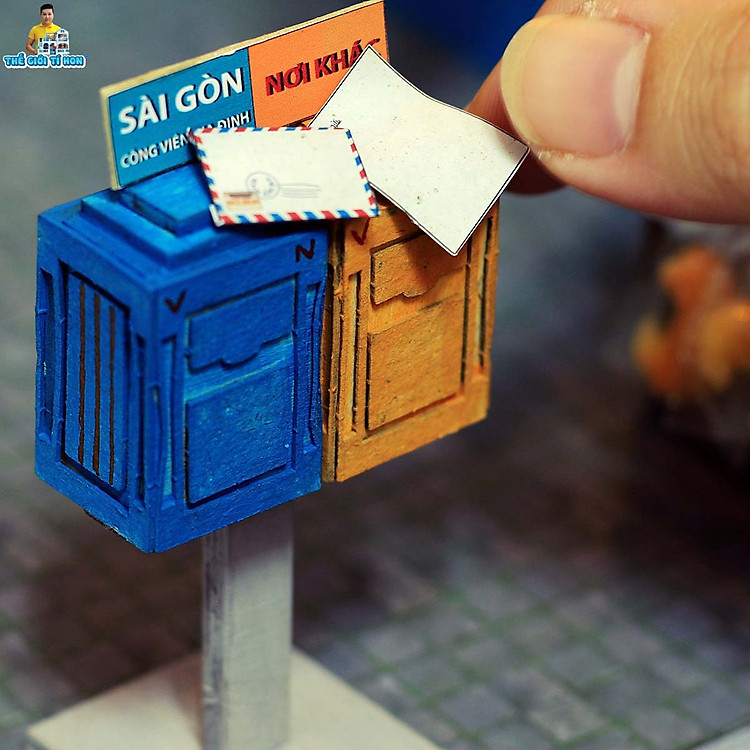 Mô Hình Tự Lắp Ráp DIY - Sài Gòn Xưa Chính hãng Ưu đãi - Hình ảnh 4