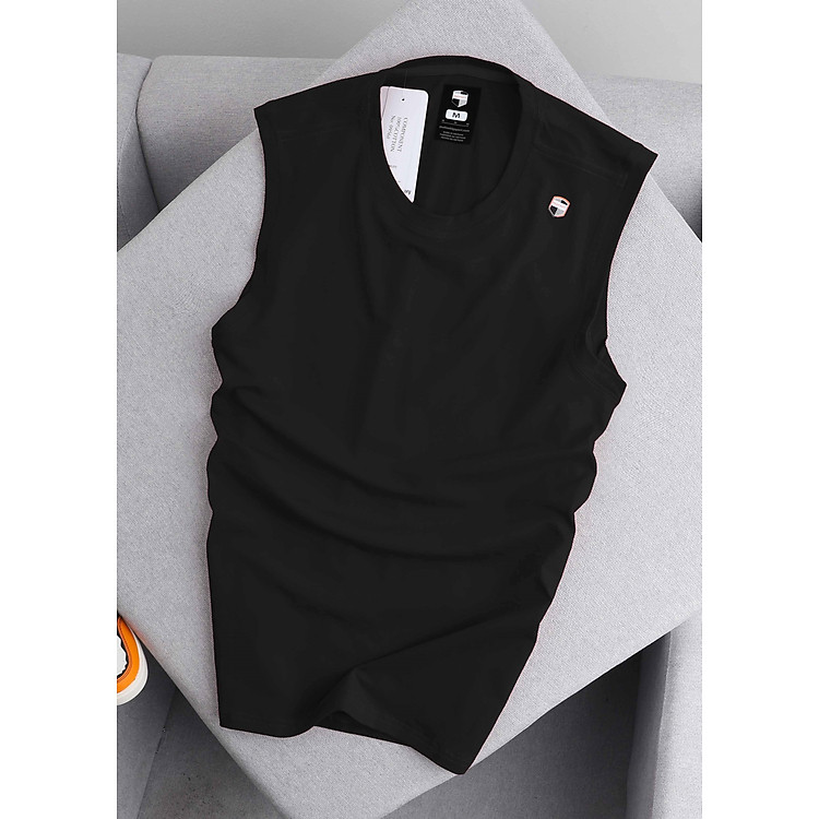 Áo Thun Nam Ba Lỗ Cotton Sát Nách, TankTop Trơn Basic Form Rộng, Tập Gym Cổ Tròn Co Dãn Cao Cấp Big Sport BS03