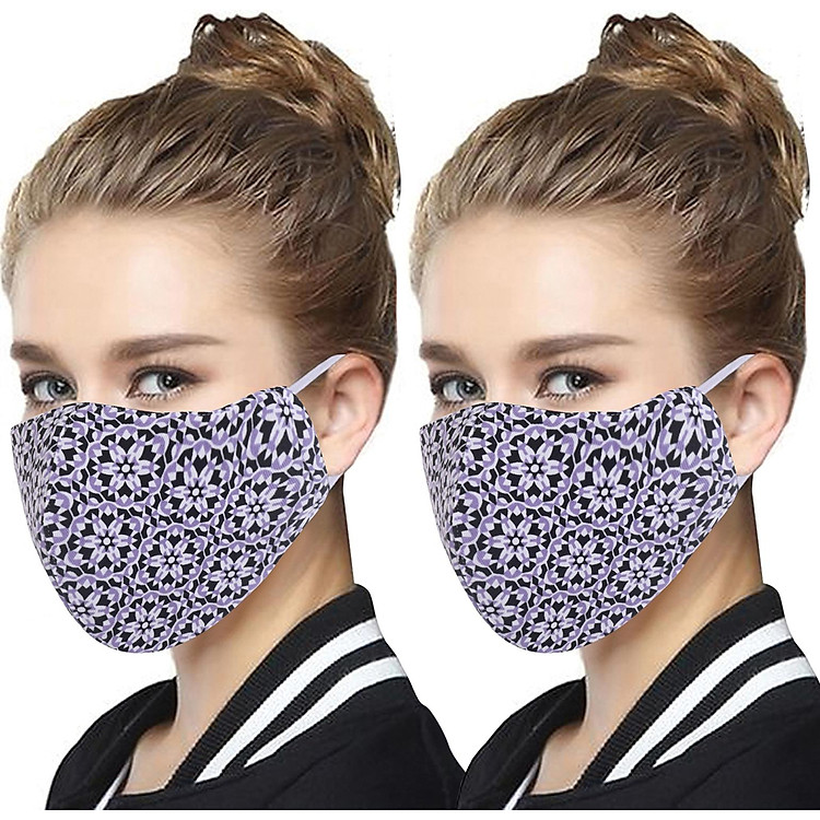 Combo 2 chiếc khẩu trang 3 lớp cao cấp Narsis KH0002 được xử lý chống bụi ngăn ngừa ô nhiễm