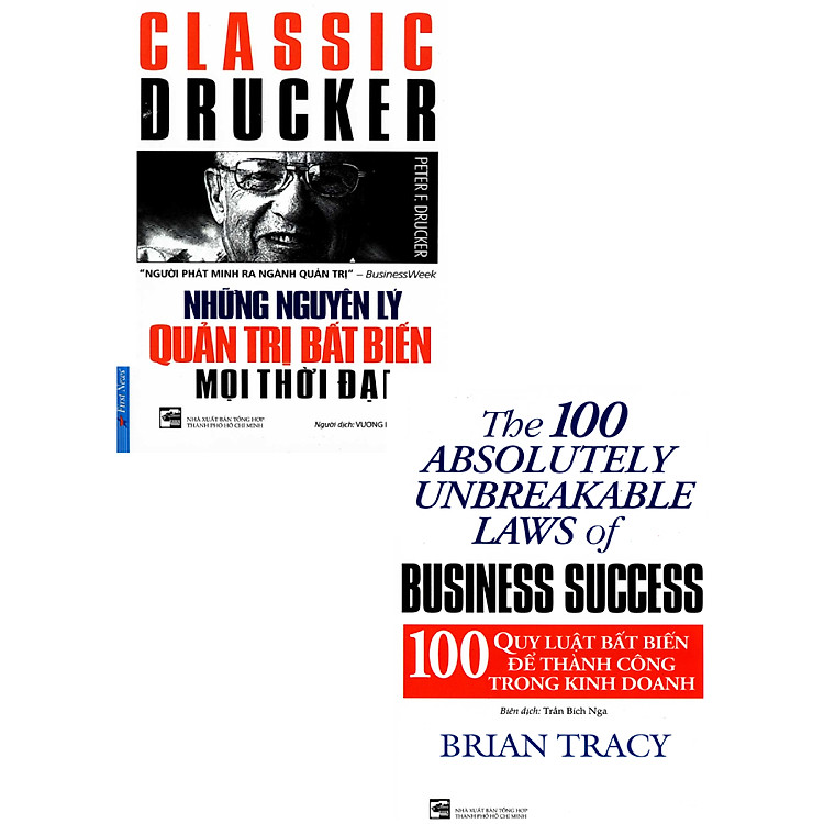 Combo 100 Quy Luật Bất Biến Để Thành Công Trong Kinh Doanh + Những Nguyên Lý Quản Trị Bất Biến Mọi Thời Đại (Bộ 2 Cuốn) _FN