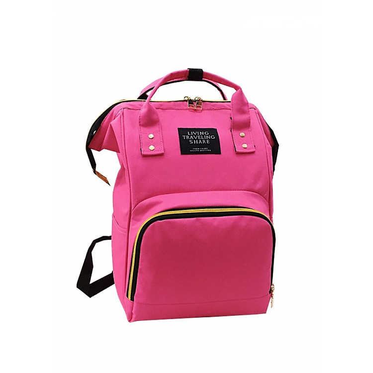 Balo bỉm sữa đa năng cho mẹ và bé 42x25cm ( Tặng 01 thanh đá khô )