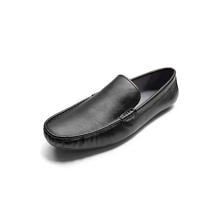 Giày Lười Nam Da Bò Nguyên Tấm Cao Cấp Nhập Khẩu Italy Ensado GM66TP (Đen - Nâu)