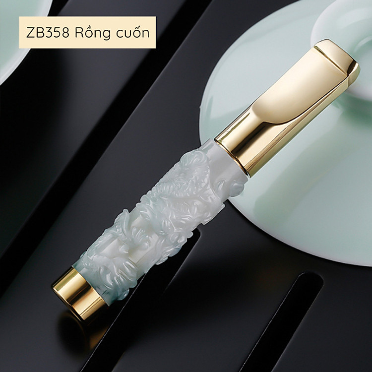 Tẩu Lọc Thuốc Cầm Tay Đá Ngọc Bích 358ZB (họa tiết ngẫu nhiên) - Ảnh 6