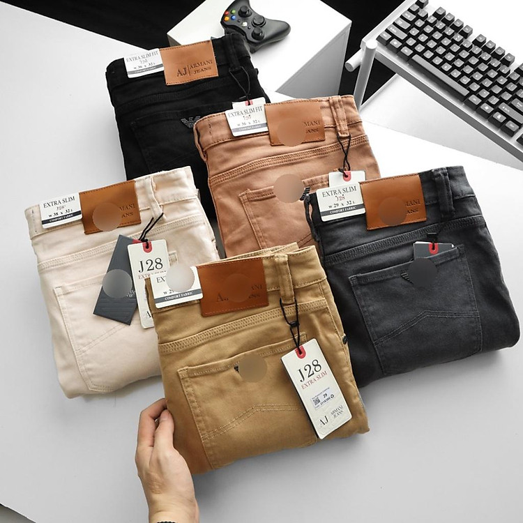 Quần Jean Nam Chất Mềm Co Giãn Mạnh Form Slim Fit Trẻ Trung , Quần Jean Nam Big Size 100kg , Quần Bò Nam