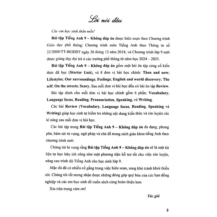 Bài Tập Tiếng Anh 9 - Không Đáp Án - Ảnh 4