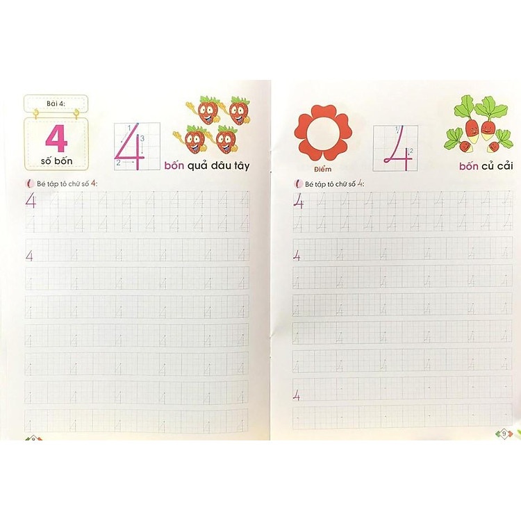 Hành Trang Cho Bé Vào Lớp 1 - Bé Tập Tô Chữ Số (Dành Cho Trẻ 5 - 6 Tuổi) - Ảnh 4