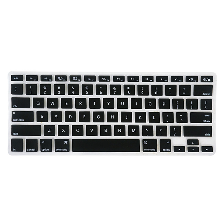 Miếng lót bàn phím in chữ Macbook Pro 13, 15 và 17 Inch silicone Skin keyboard Cao Cấp - Hàng Chính Hãng