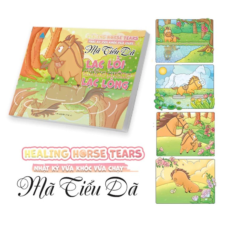 Sách Healing Horse Tears - Nhật Ký Vừa Khóc Vừa Chạy - Mã Tiểu Dã Lạc Lối Nhưng Không Lạc Lòng