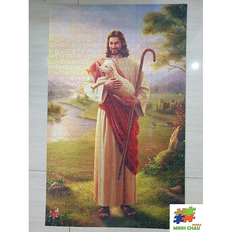 Bộ Tranh Xếp Hình Jesus 1000 Mảnh Chính hãng Tiết kiệm - Hình ảnh 4