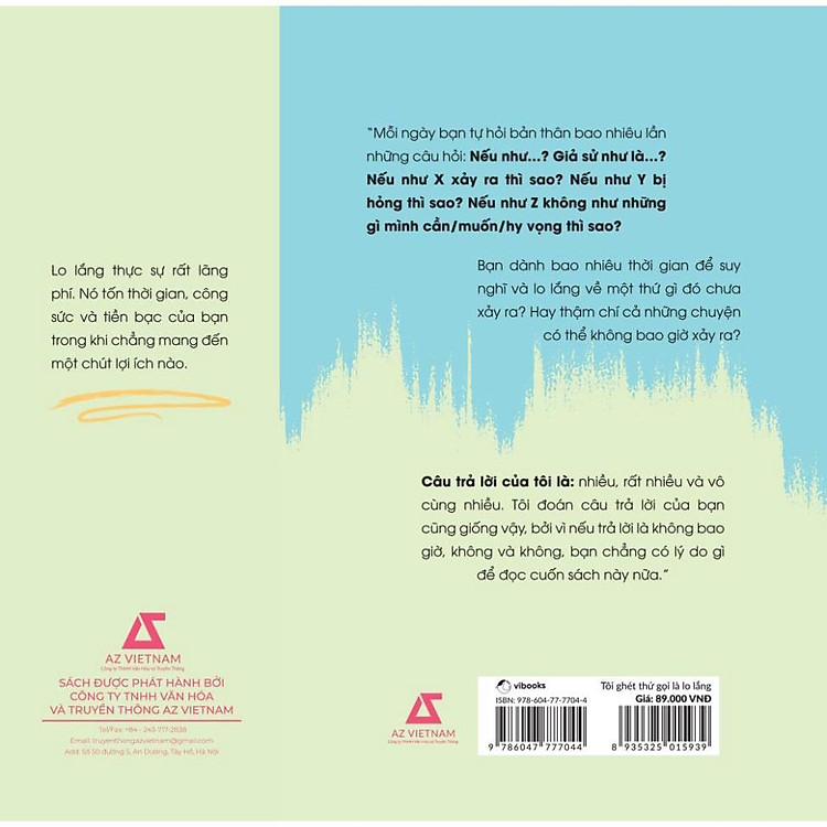 Tôi Ghét Thứ Gọi Là Lo Lắng - Ảnh 3