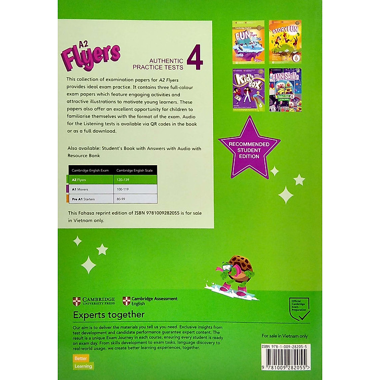 A2 Flyers 4 Authentic Practice Tests: Student's Book Without Answers With Audio (Tái Bản) - Ảnh 5