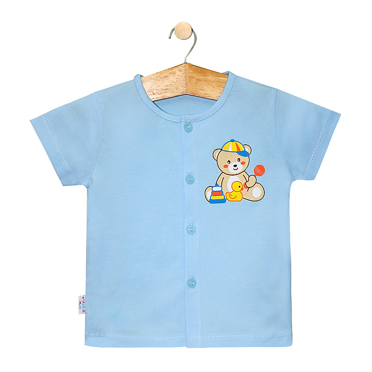 Áo cài giữa màu TN AL0004 hình ngẫu nhiên HELLO B&B- HELLO BB