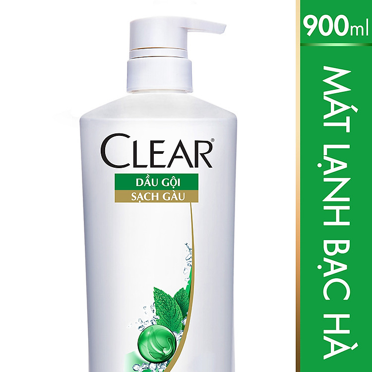 Dầu Gội Clear Mát Lạnh Bạc Hà 900g - 21123404