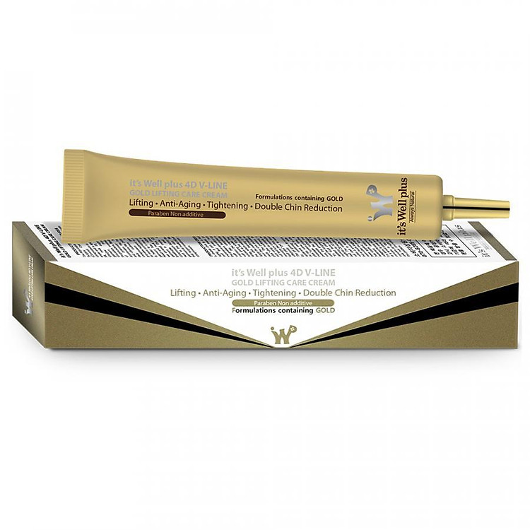 Kem It's Well Plus 4D Gold Định Hình Khuôn Mặt Chữ V (V-line)